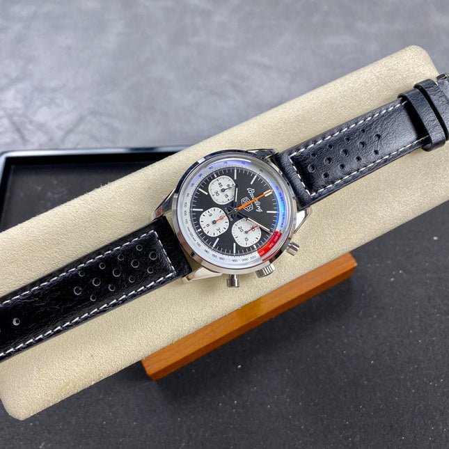 TOP TIME B01 DEUS STEEL CASE BLACK MIX WHITE DIAL