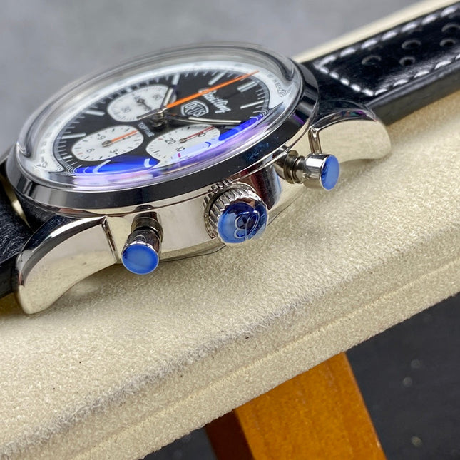 TOP TIME B01 DEUS STEEL CASE BLACK MIX WHITE DIAL