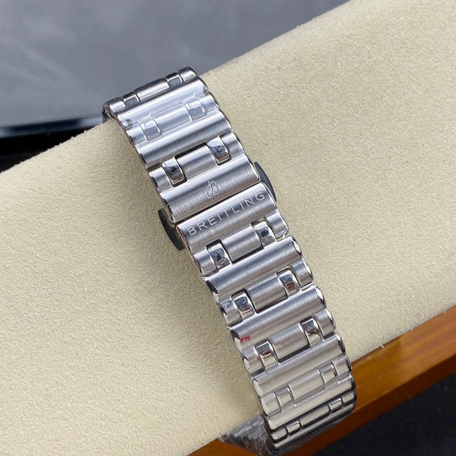 CHRONOMAT AUTOMATIC GMT 40 ALL STEEL WHITE DIAL