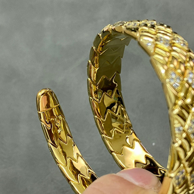 SERPENTI TUBOGAS QUARTZ YELLOW GOLD WHITE DIAL