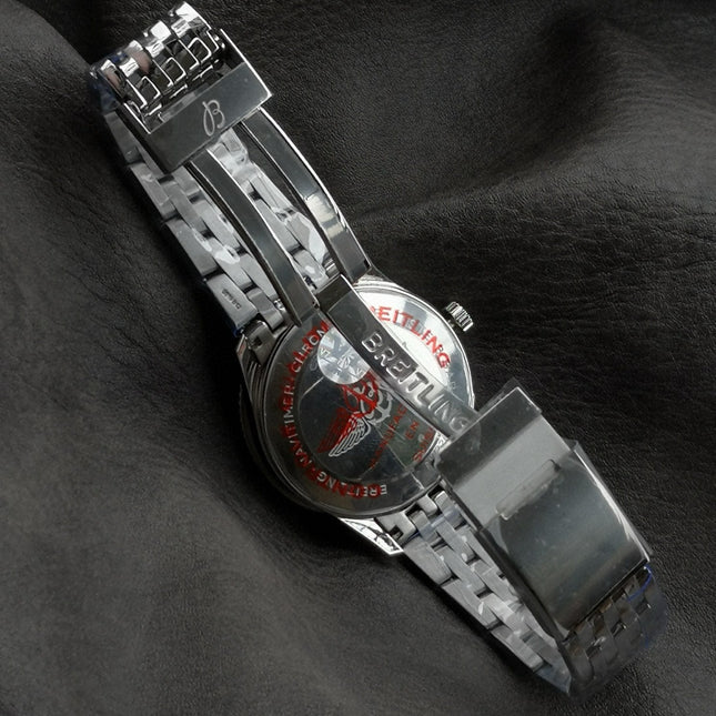 NAVITIMER AUTOMATIC 41 STEEL BEZEL BLACK AND GRAY DIAL