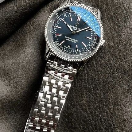 NAVITIMER AUTOMATIC 41 STEEL BEZEL MIDNIGHT BLUE DIAL