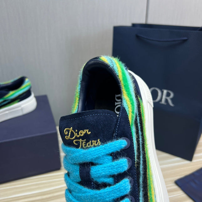 CD B33 SNEAKER NAVY SUEDE AND FABRIC