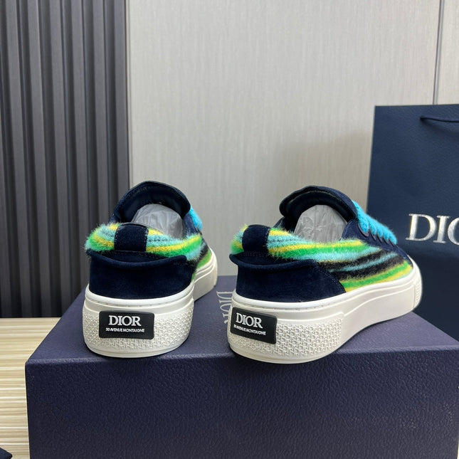 CD B33 SNEAKER NAVY SUEDE AND FABRIC