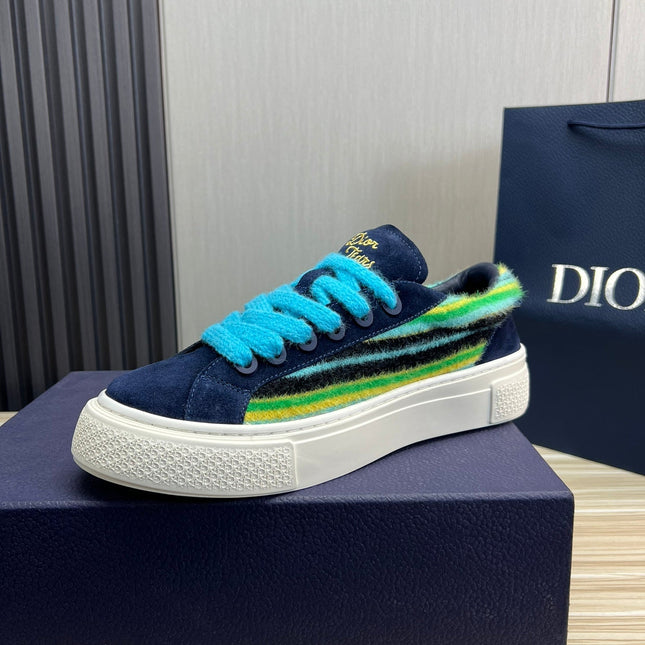 CD B33 SNEAKER NAVY SUEDE AND FABRIC