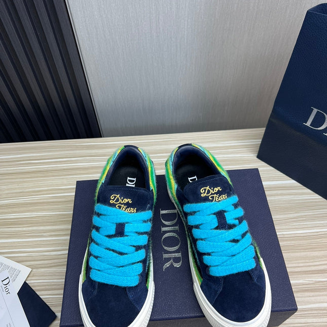 CD B33 SNEAKER NAVY SUEDE AND FABRIC