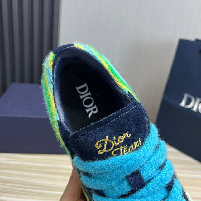 CD B33 SNEAKER NAVY SUEDE AND FABRIC