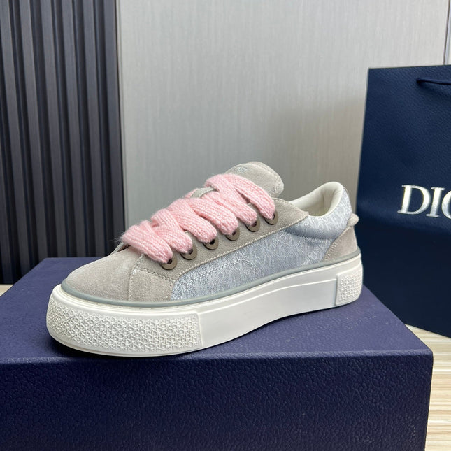 CD B33 SNEAKER GRAY SUEDE AND FABRIC