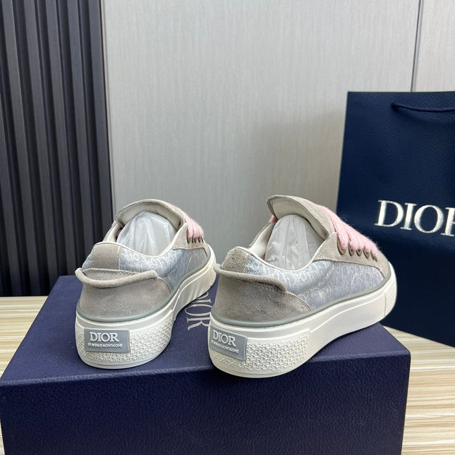 CD B33 SNEAKER GRAY SUEDE AND FABRIC
