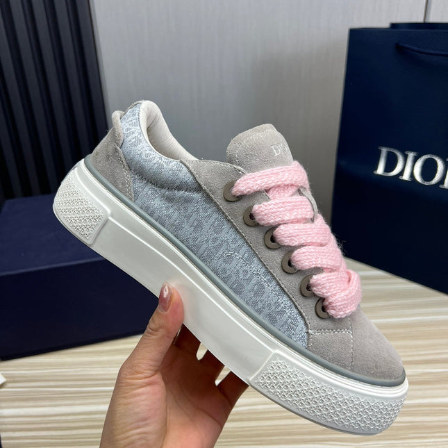 CD B33 SNEAKER GRAY SUEDE AND FABRIC