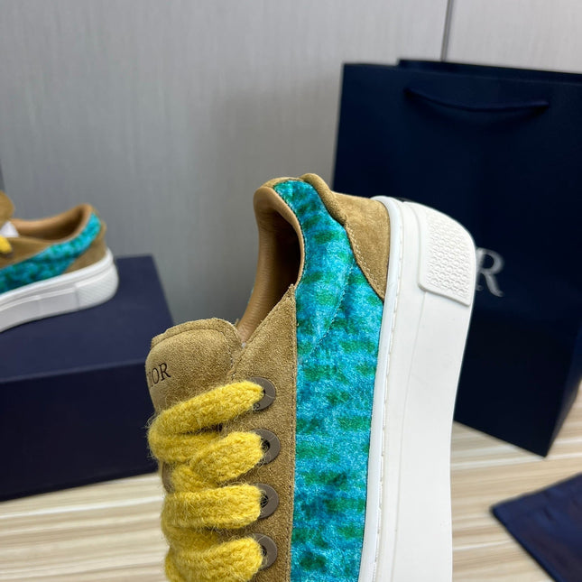 CD B33 SNEAKER FLAX SUEDE AND FABRIC
