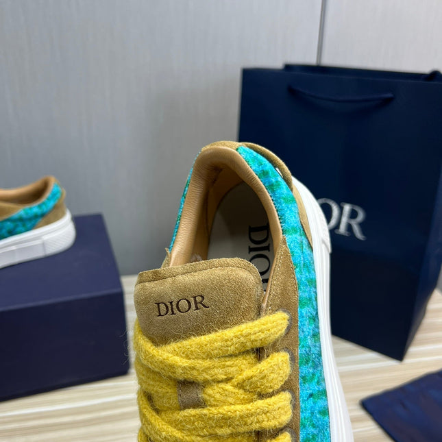 CD B33 SNEAKER FLAX SUEDE AND FABRIC