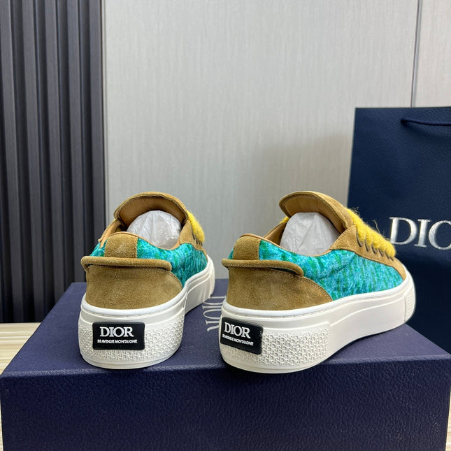 CD B33 SNEAKER FLAX SUEDE AND FABRIC