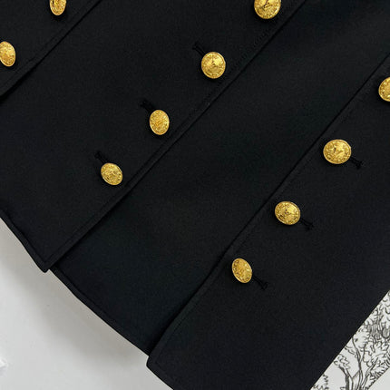 LV 25S HIGH WAIST A-LINE SHORT DRESS 263093