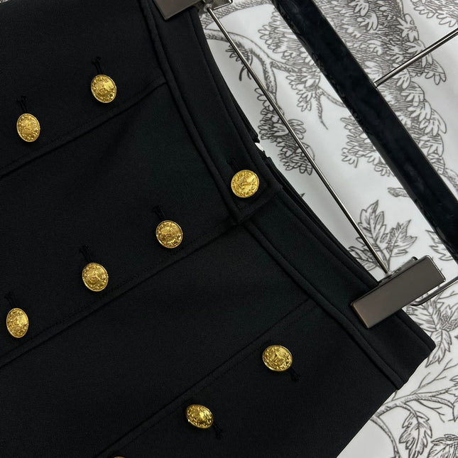 LV 25S HIGH WAIST A-LINE SHORT DRESS 263093