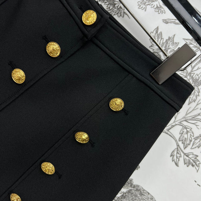 LV 25S HIGH WAIST A-LINE SHORT DRESS 263093
