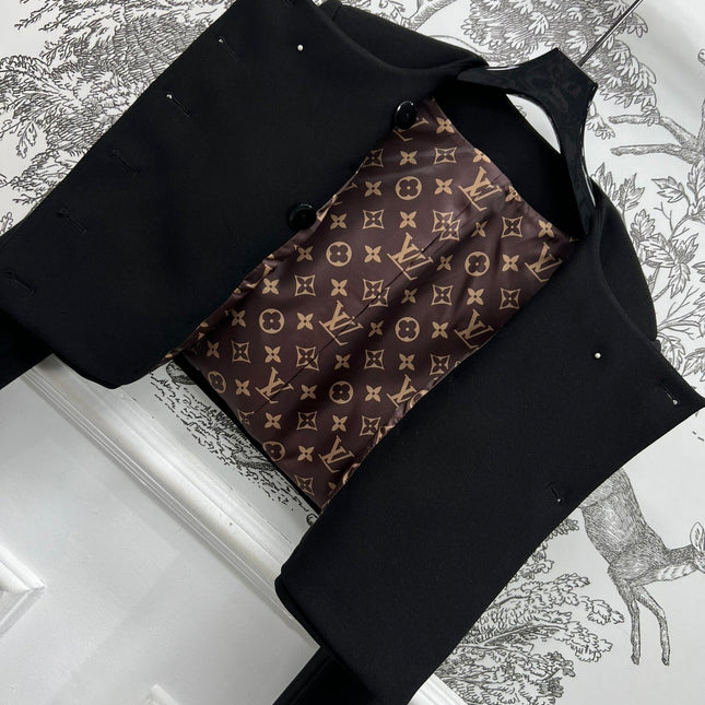 LV 25S ROUND NECK JACKET 263095