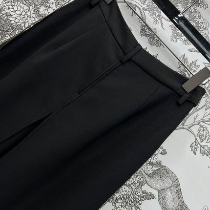 LV 25S HIGH WAIST PLEASED WIDE LEG PANTS 263083