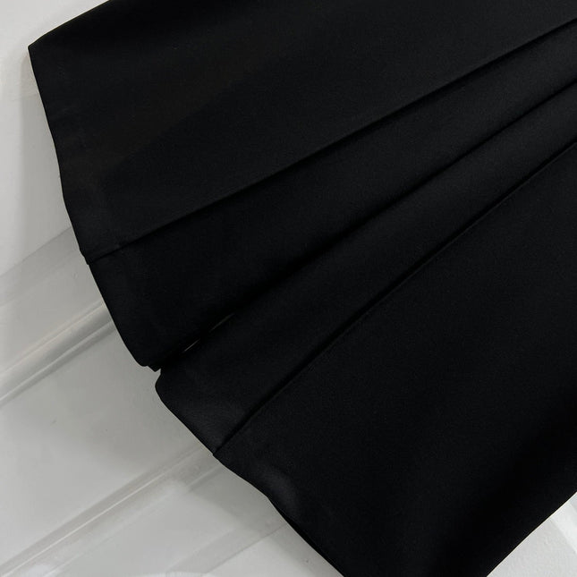 LV 25S HIGH WAIST PLEASED WIDE LEG PANTS 263083