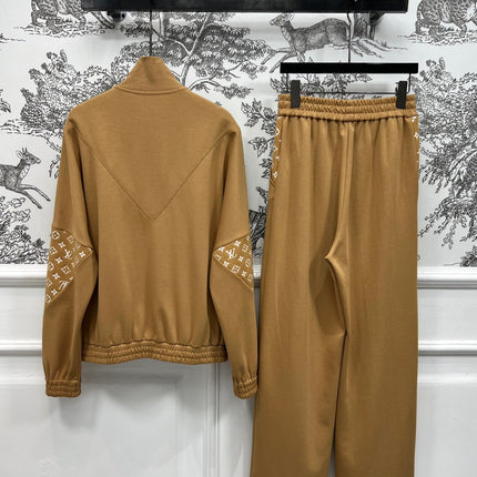 LV 25S ZIPPER JACKET WITH STANDING COLLAR 263107