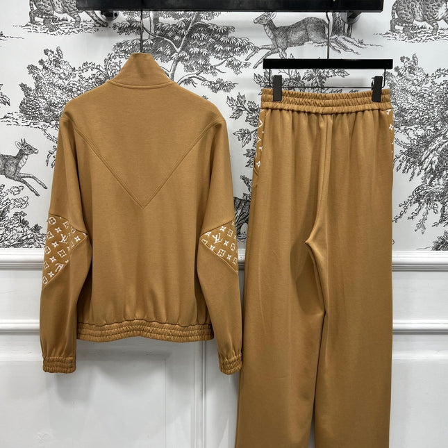 LV 25S ZIPPER JACKET WITH STANDING COLLAR 263107
