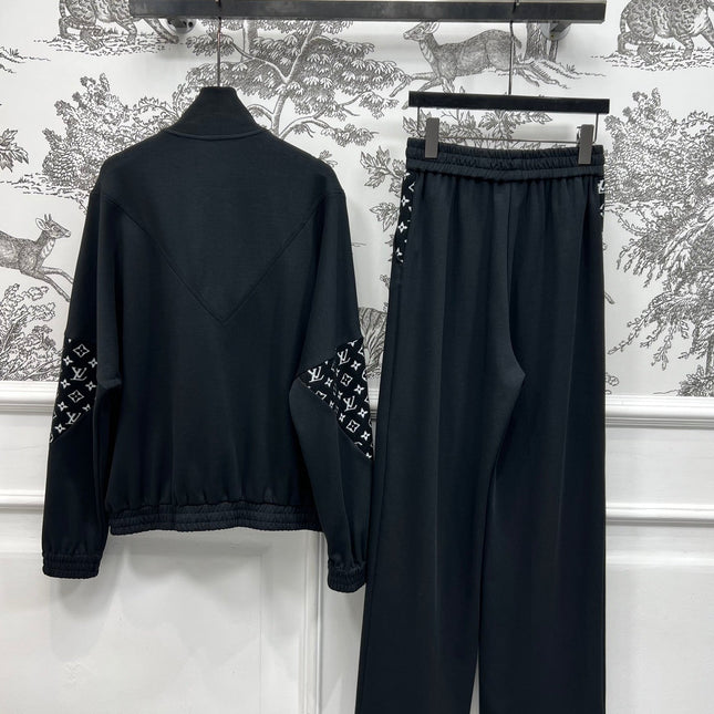 LV 25S ZIPPER JACKET WITH STANDING COLLAR 263108