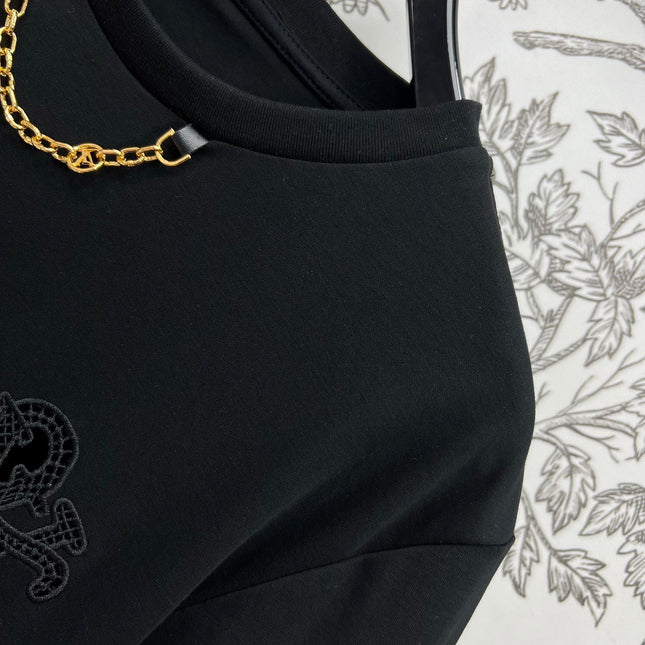 LV 25S SHORT SLEEVE T-SHIRT WITH EMBROIDERED LOGO 263035