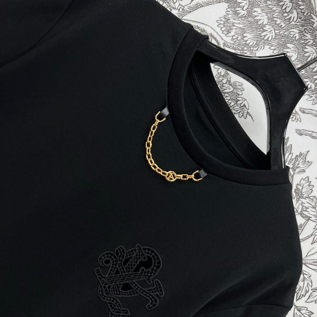 LV 25S SHORT SLEEVE T-SHIRT WITH EMBROIDERED LOGO 263035
