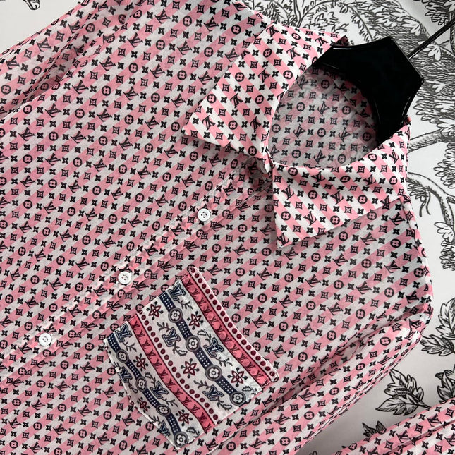 LV 25S SHIRT SHORTS SET IN POLYESTER 263071