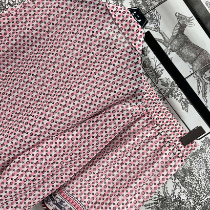 LV 25S SHIRT SHORTS SET IN POLYESTER 263071