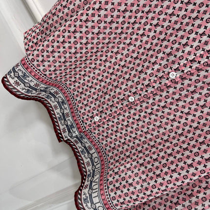 LV 25S SHIRT SHORTS SET IN POLYESTER 263071