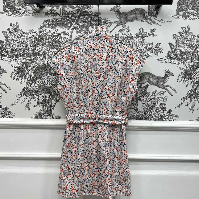 LV SLEEVELESS HIGH NECK DRESS 268691