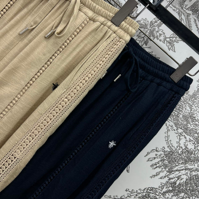 DIOR LINEN LACE PANTS 268742