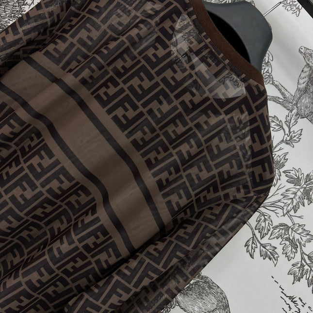 FENDI CREW NECK PRINTED T-SHIRT 268598