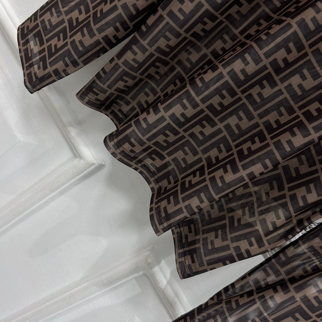 FENDI CREW NECK PRINTED T-SHIRT 268598