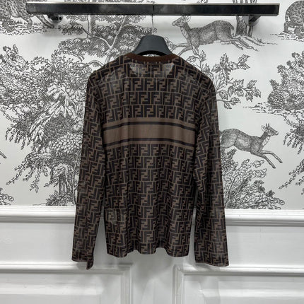 FENDI CREW NECK PRINTED T-SHIRT 268598