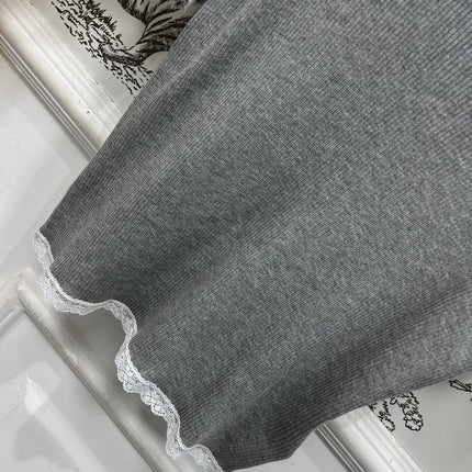 MIUMIU CROPPED KNIT FITTED TOP 268661