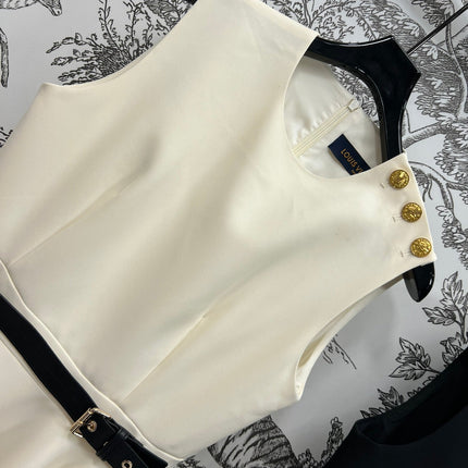 LV ASYMMETRICAL ELEGANT DRESS 268380