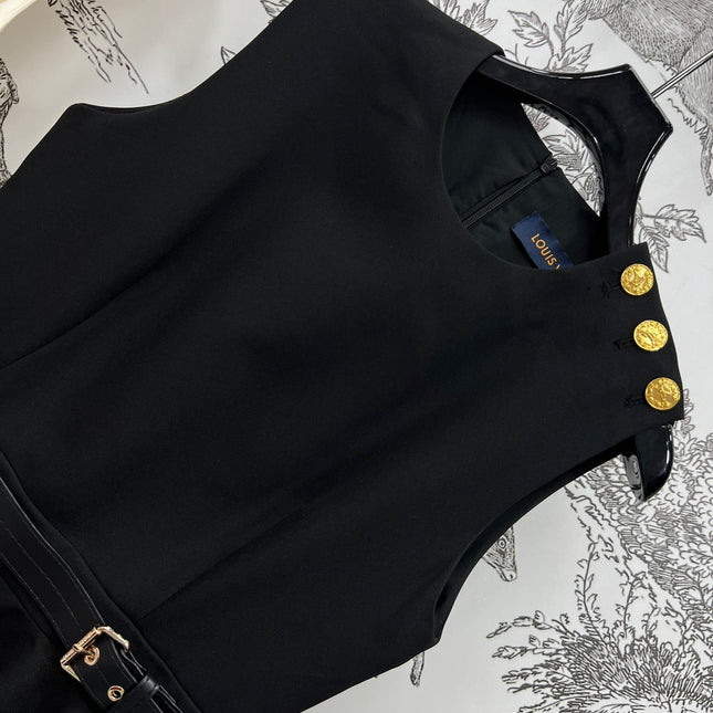 LV ASYMMETRICAL ELEGANT DRESS 268380