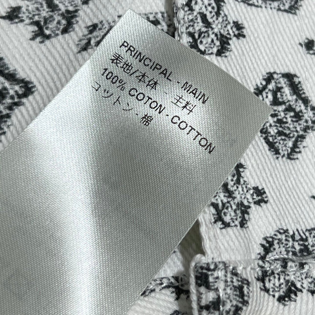 LV JACQUARD PATTERN DENIM SKIRT 274631