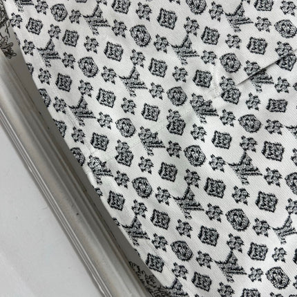 LV JACQUARD PATTERN DENIM SKIRT 274631