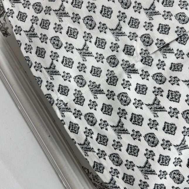 LV JACQUARD PATTERN DENIM SKIRT 274631