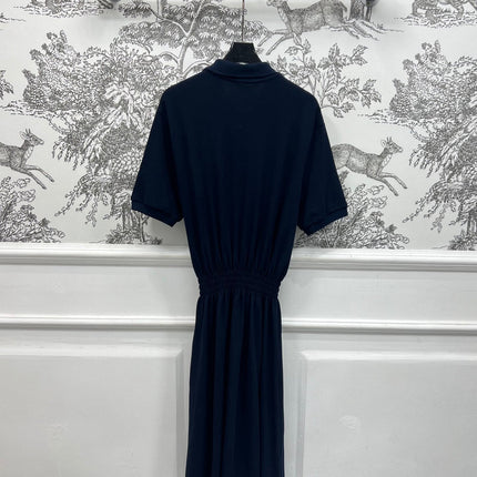 MIU POLO DRESS NAVY BLUE 274598