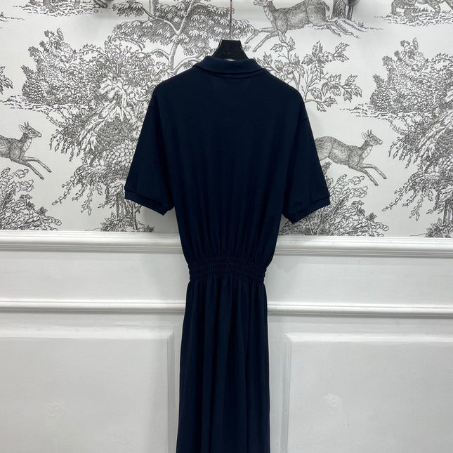 MIU POLO DRESS NAVY BLUE 274598
