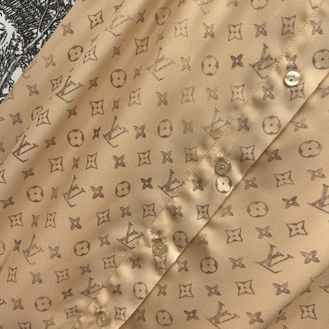 LV MONOGRAM BUTTON DOWN DRESS 274496