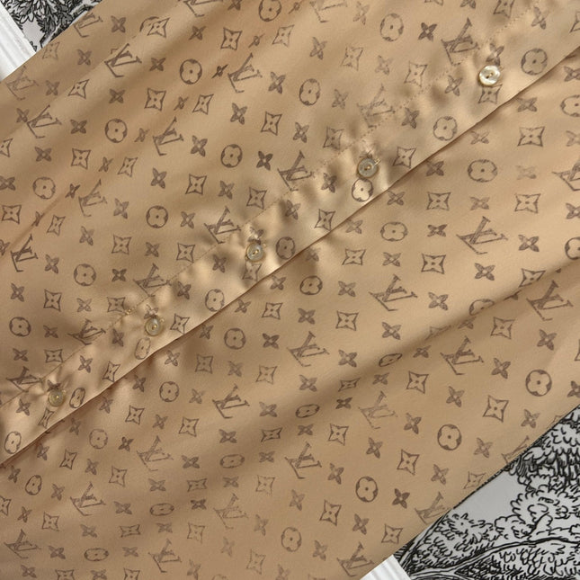 LV MONOGRAM BUTTON DOWN DRESS 274496