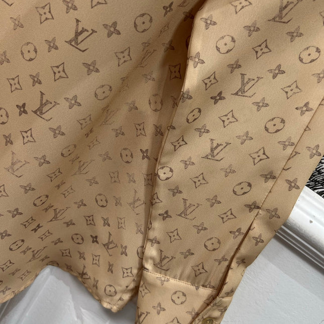 LV CLASSIC MONOGRAM-EMBELLISHED SHIRT 274498