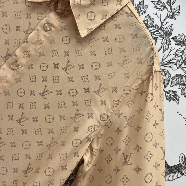 LV CLASSIC MONOGRAM-EMBELLISHED SHIRT 274498