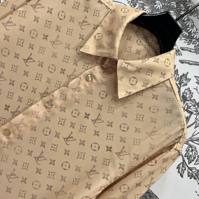 LV CLASSIC MONOGRAM-EMBELLISHED SHIRT 274498