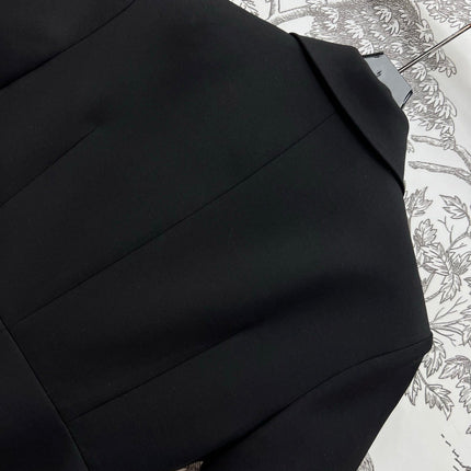 LV SHORT-SLEEVE BLAZER DRESS 274529
